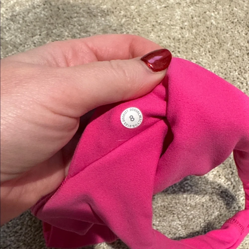 Lululemon Align Reversible Bra in Sonic Pink/Sonic Pink- size 8 - Picture 5 of 5